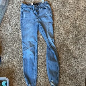 Hollister Women's Light Blue Skinny Jeans